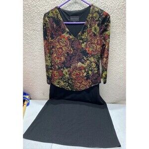 Connected Apparel Multicolor Dress  Size 6